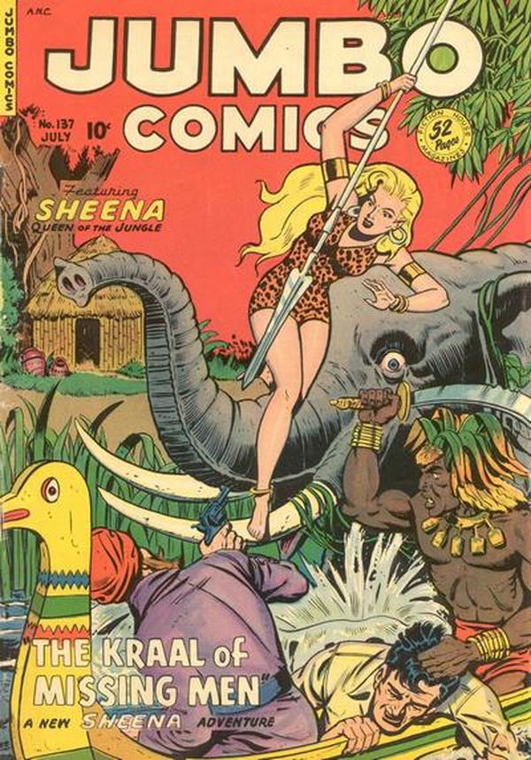 Cover of Jumbo Comics #137