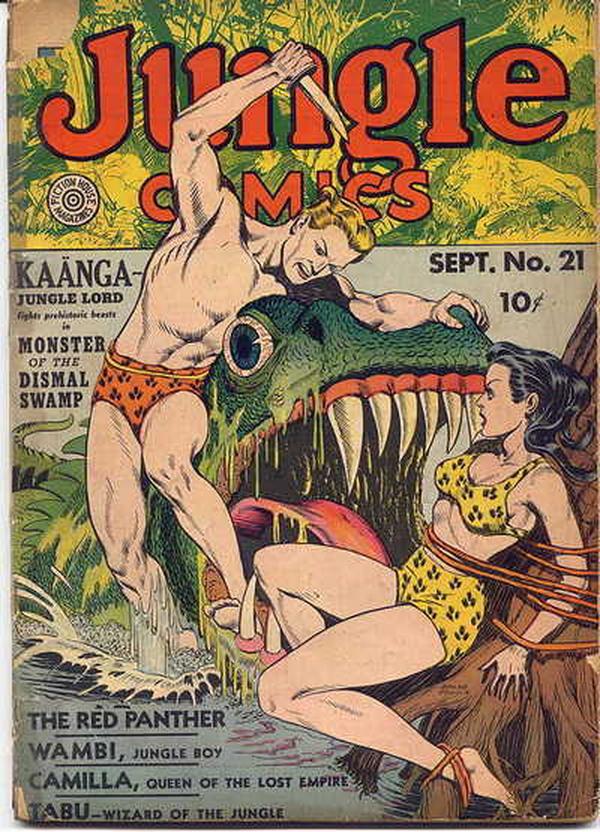 Cover of Jungle Comics #21