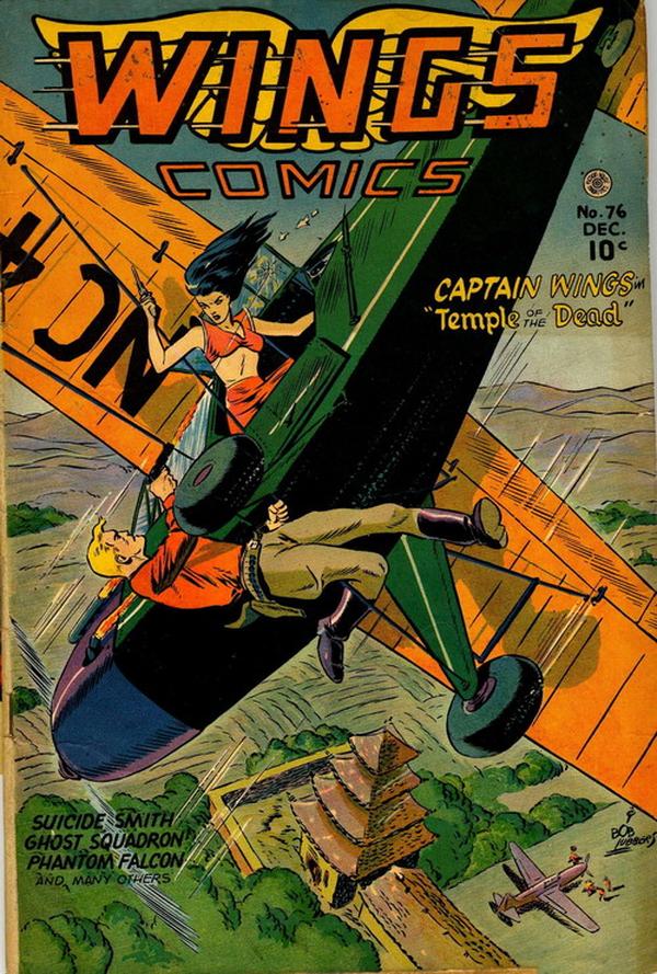 Cover of Wings Comics #76