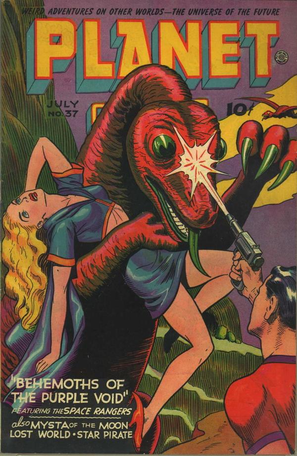 Cover of Planet Comics #37
