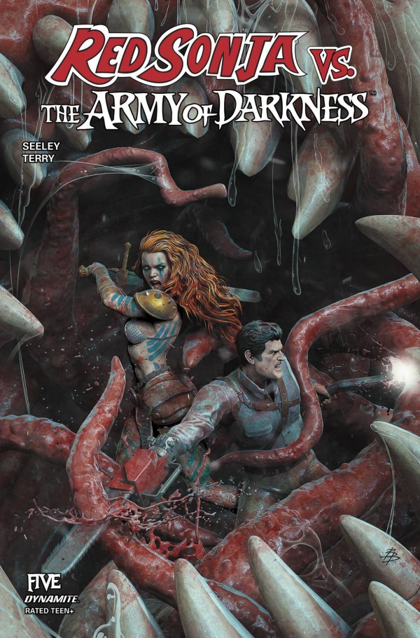 Cover for Red Sonja vs. the Army of Darkness (2025) #5