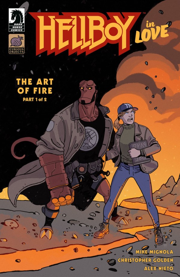 Cover for Hellboy in Love: The Art of Fire (2025) #1