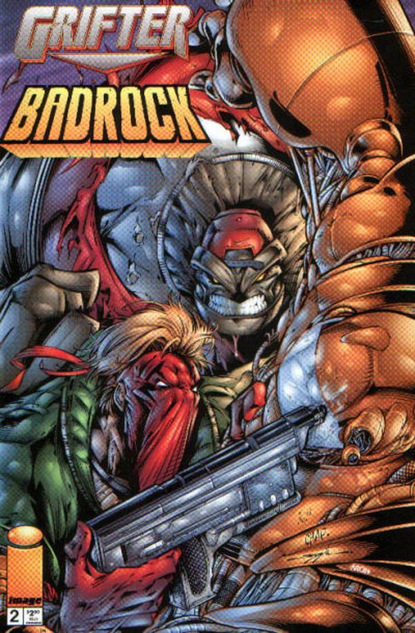 Grifter / Badrock #2 cover
