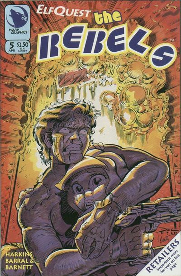 Cover of ElfQuest: The Rebels #5