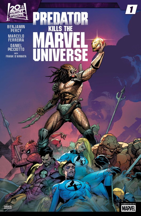 Cover for Predator Kills the Marvel Universe (2025) #1