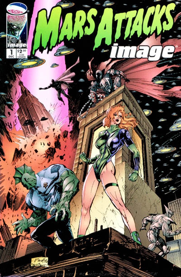 Mars Attacks Image (1996) #1 cover