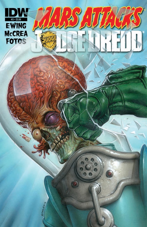 Mars Attacks Judge Dredd (2013) #3 cover