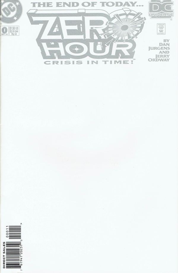 Zero Hour: Crisis in Time (1994) #0 cover