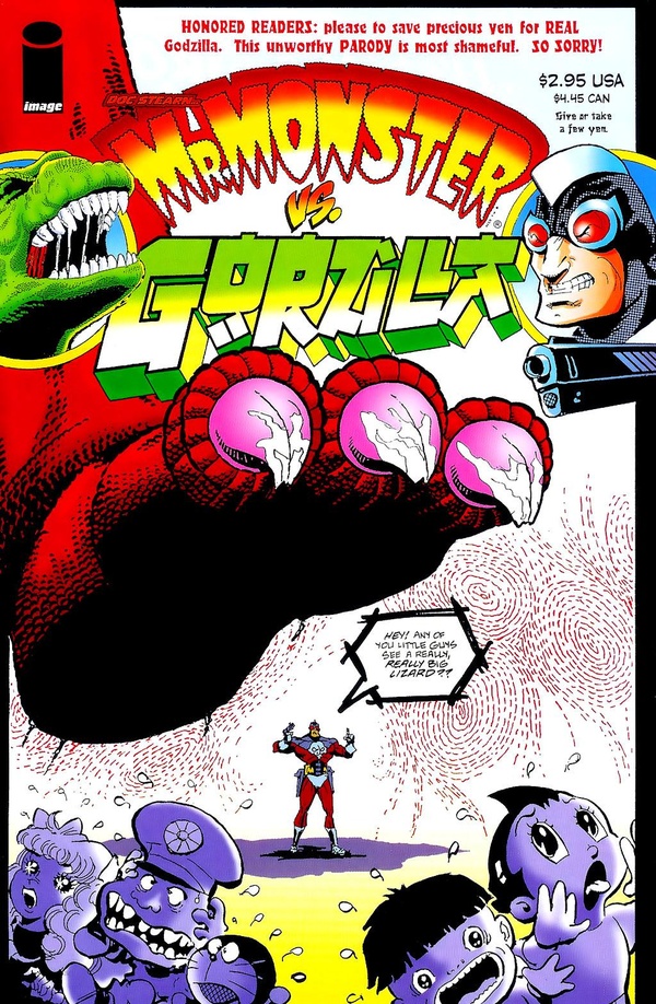 Mr. Monster vs. Gorzilla (1998) #1 cover