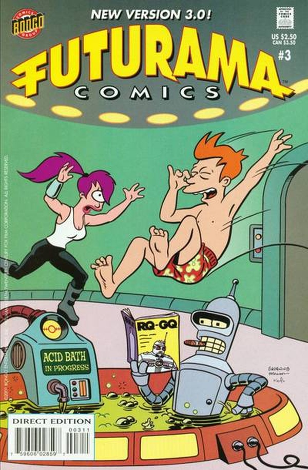 Cover of Bongo Comics Presents Futurama Comics #3