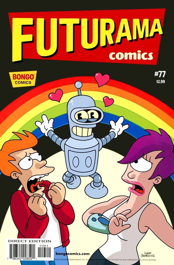 Cover of Bongo Comics Presents Futurama Comics #77