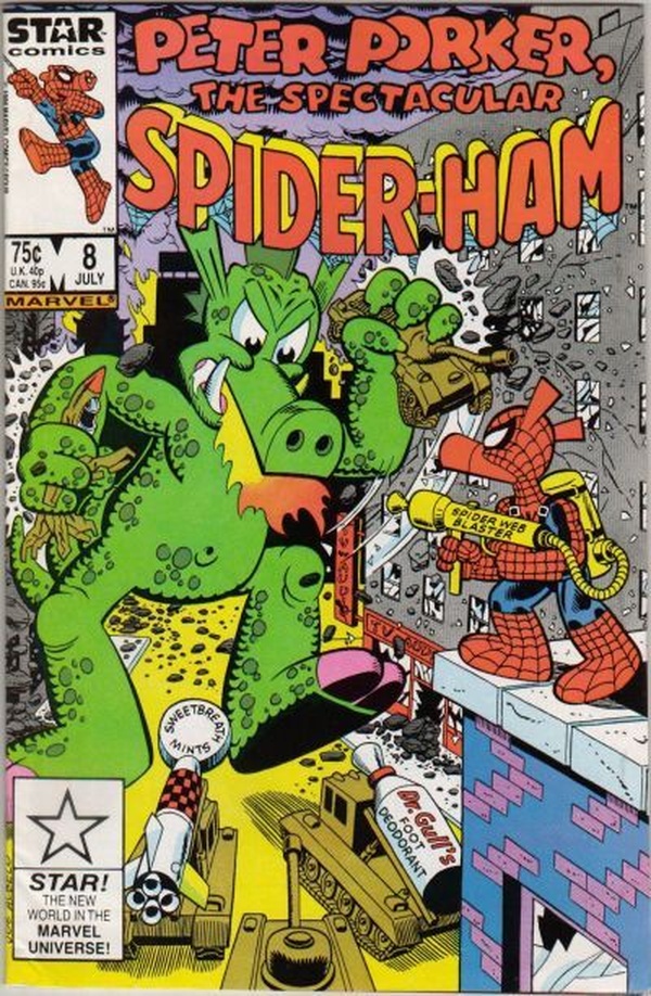 Peter Porker, the Spectacular Spider-Ham (1985) #8 cover