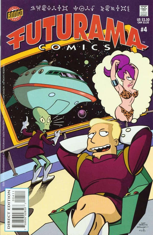 Cover of Bongo Comics Presents Futurama Comics #4