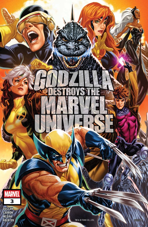 Godzilla Destroys the Marvel Universe