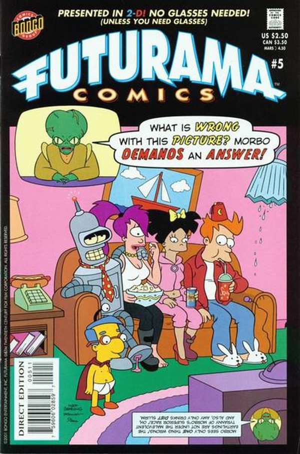 Cover of Bongo Comics Presents Futurama Comics #5