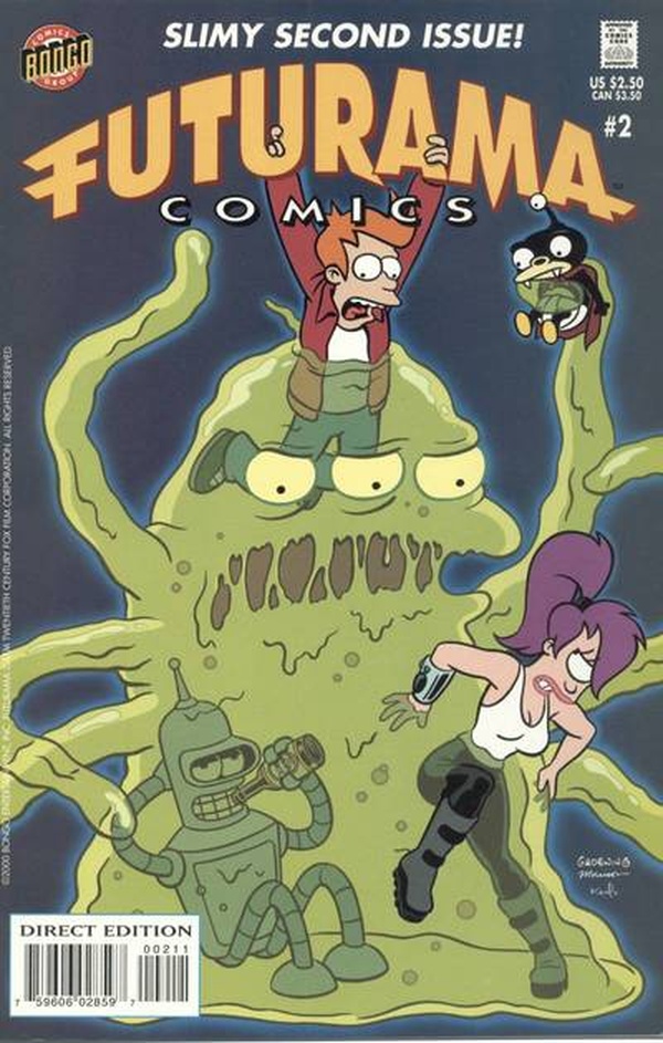 Cover of Bongo Comics Presents Futurama Comics #2