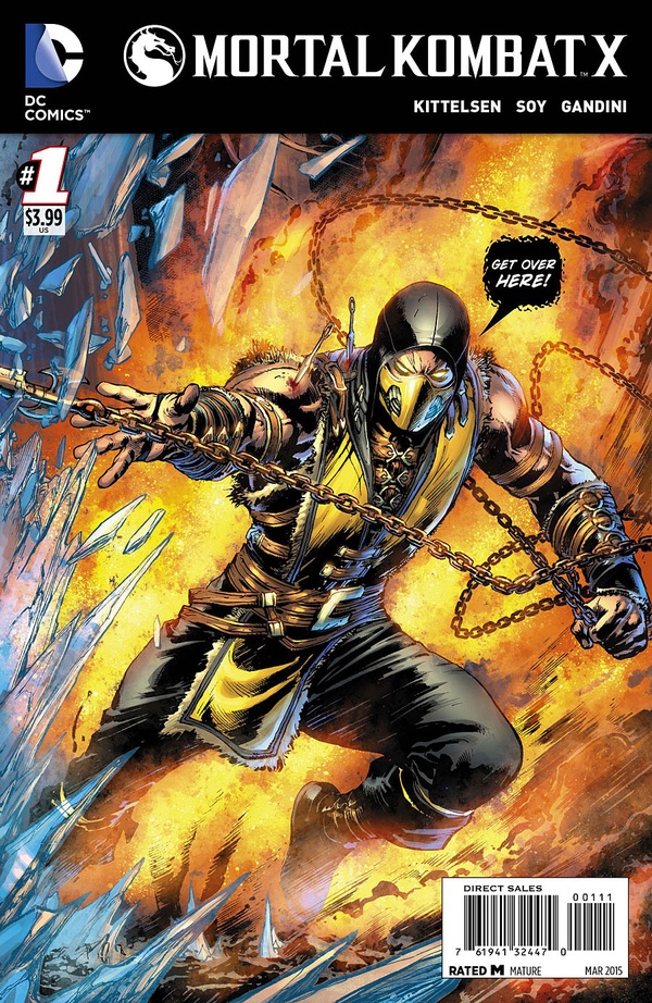 Mortal Kombat X (2015) #1 cover