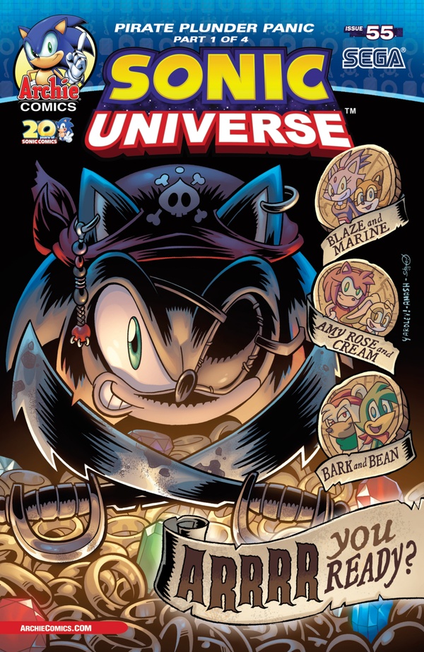 Cover of Sonic Universe #55
