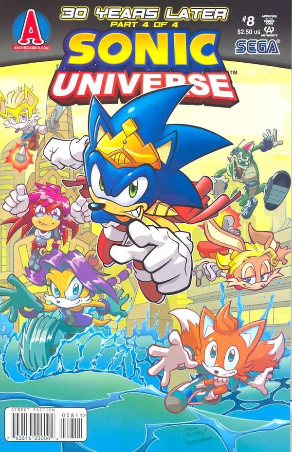 Sonic Universe (2009) #8 cover