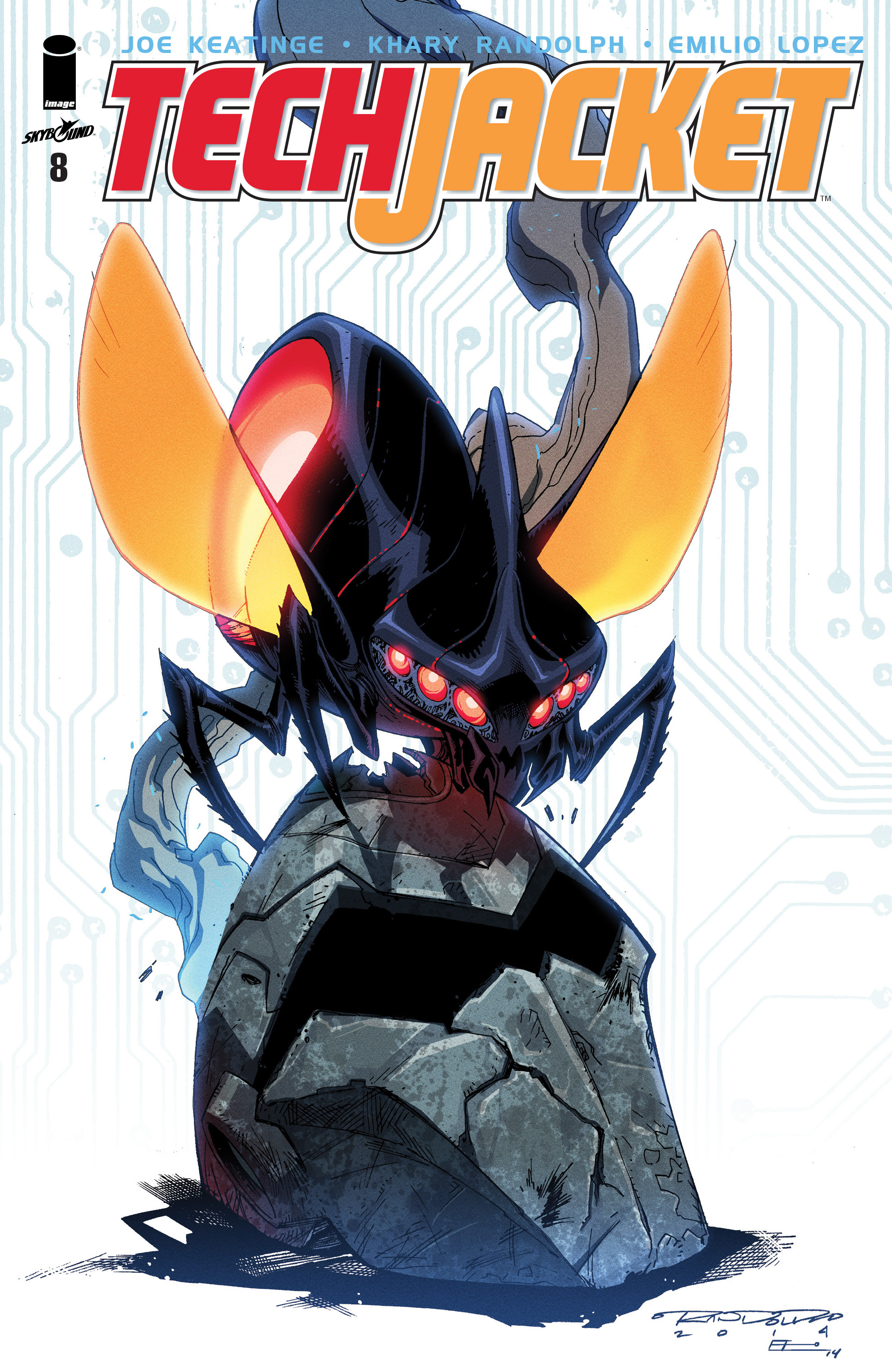 Tech Jacket (2014) #8 cover