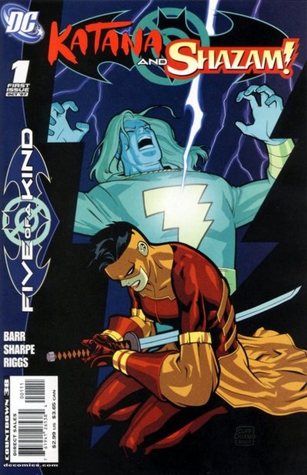 Outsiders: Five of a Kind - Katana / Shazam (2007) #1 cover