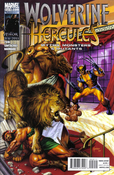 Cover of Wolverine / Hercules: Myths, Monsters & Mutants #2