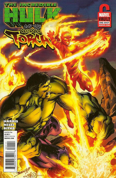 Incredible Hulk & the Human Torch: From the Marvel Vault (2011) #1 cover