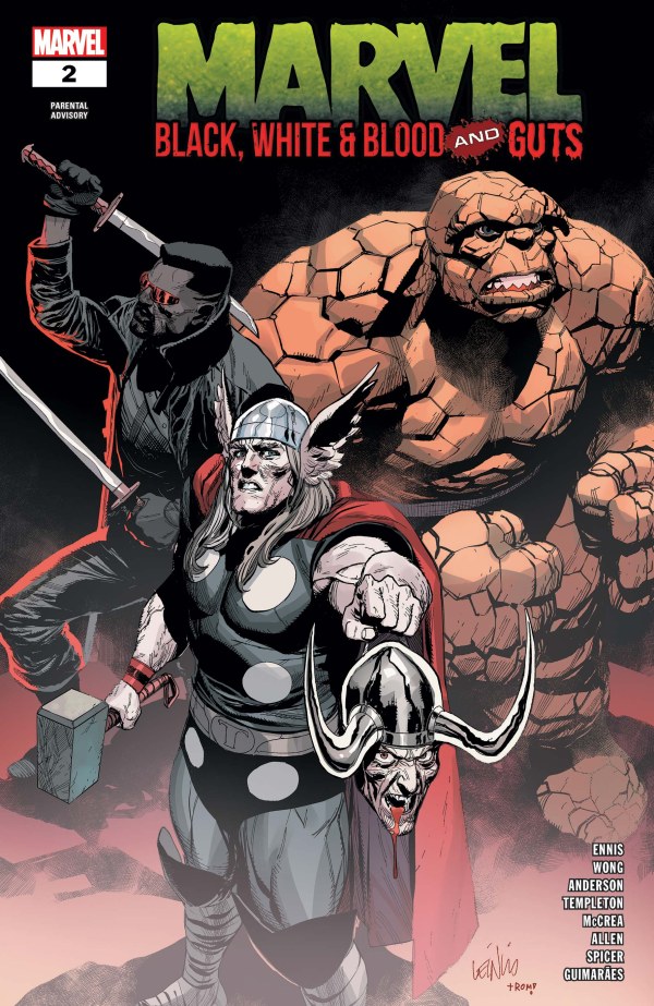 Marvel: Black, White & Blood and Guts