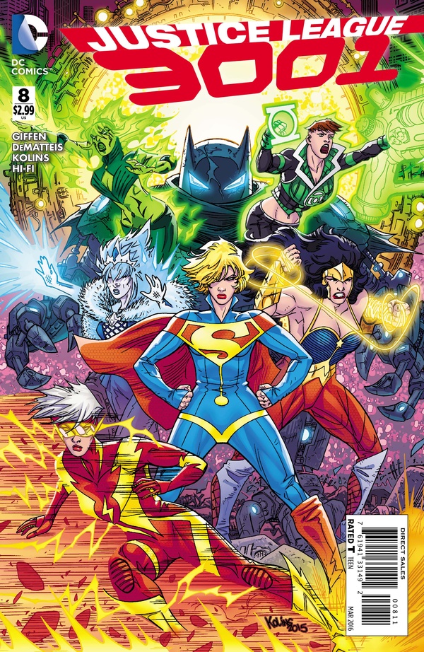 Justice League 3001 (2015) #8 cover