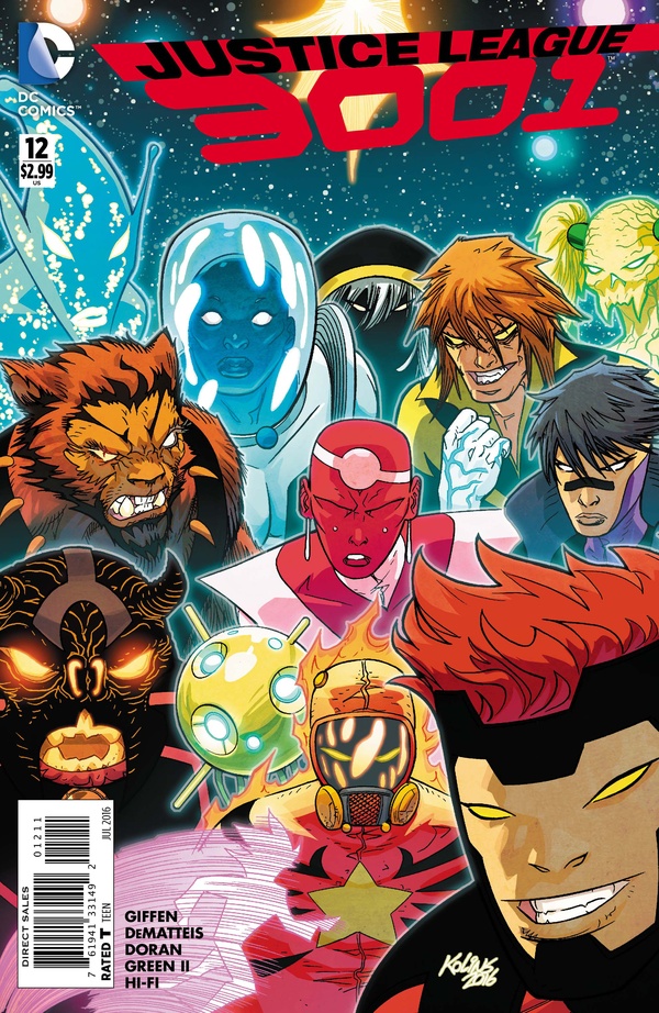 Justice League 3001 (2015) #12 cover