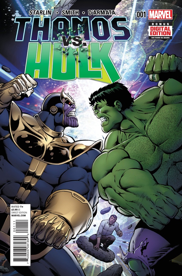 Thanos vs. Hulk #1 cover
