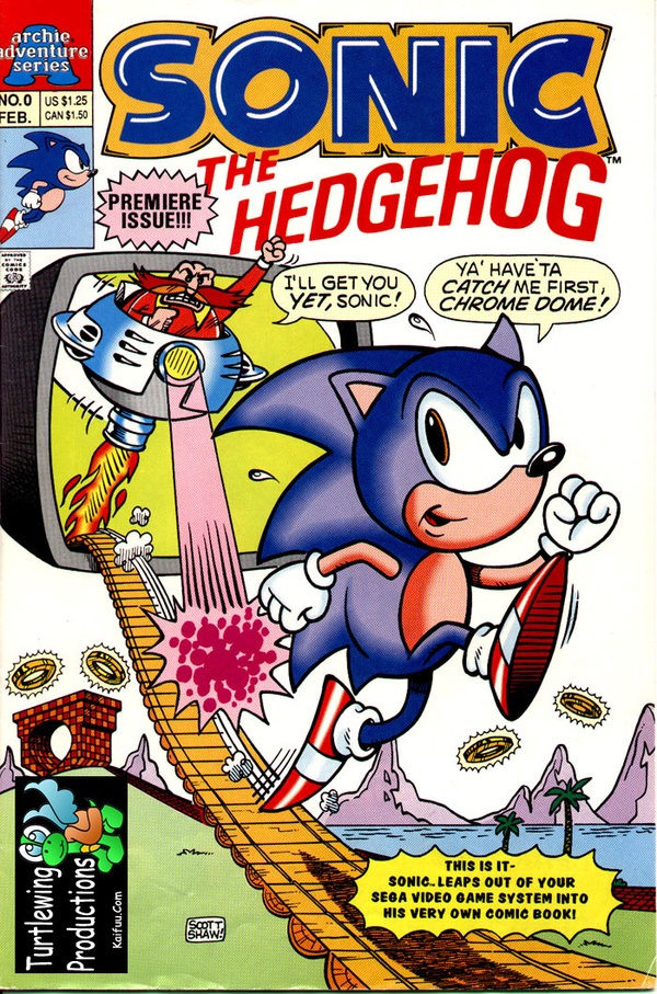 Cover of Sonic the Hedgehog #0