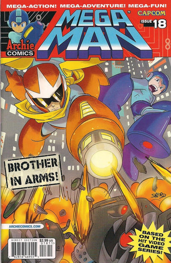 Mega Man (2011) #18 cover