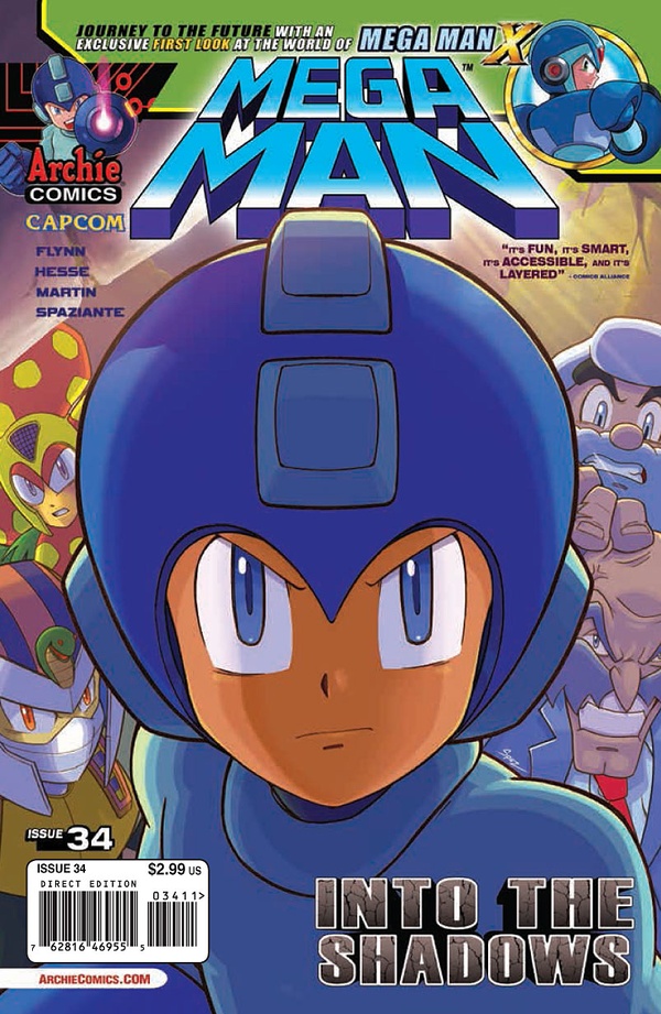 Mega Man (2011) #34 cover