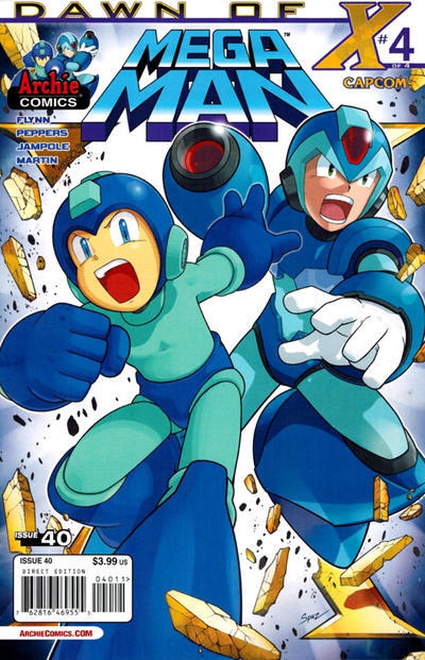 Mega Man (2011) #40 cover