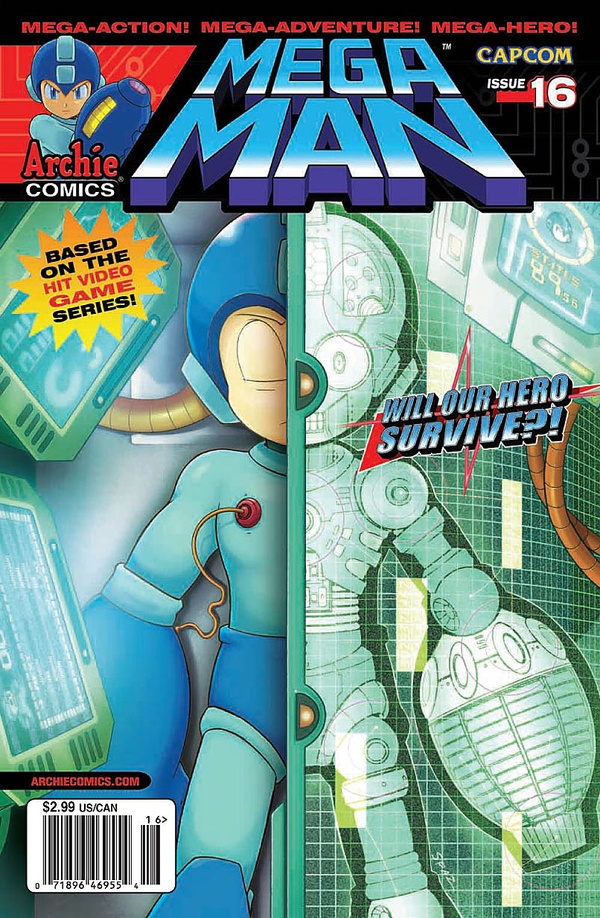 Cover of Mega Man #16