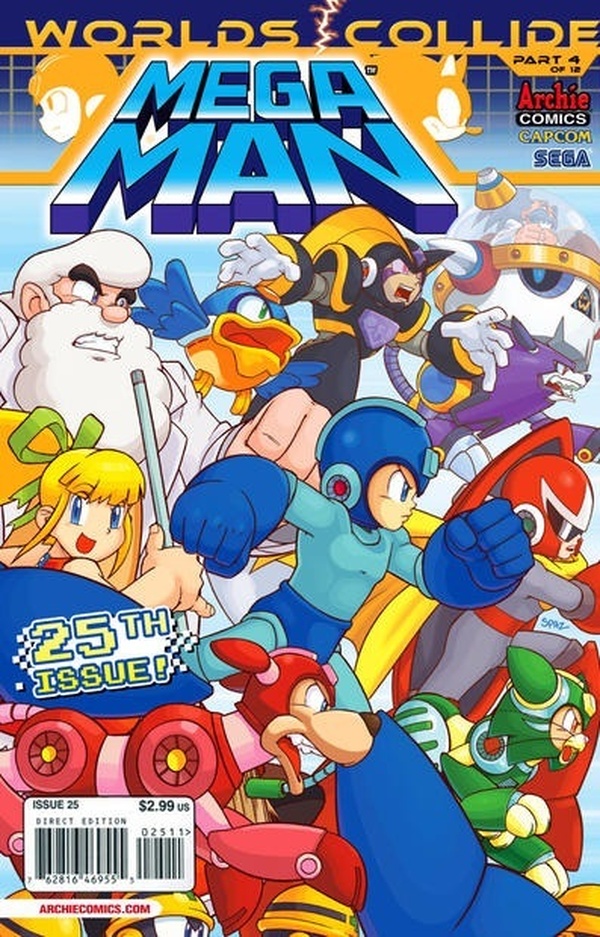 Mega Man (2011) #25 cover