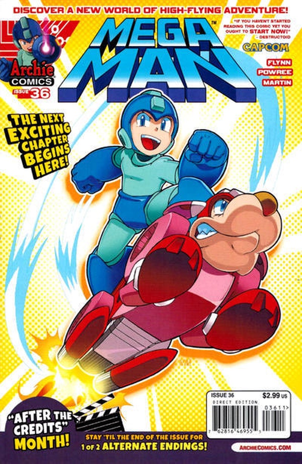 Mega Man (2011) #36 cover