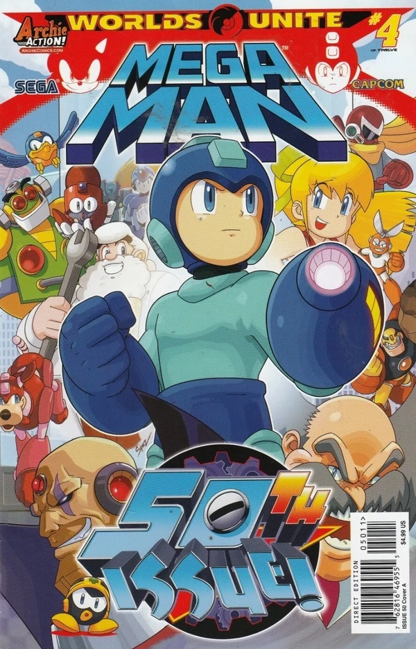 Mega Man (2011) #50 cover