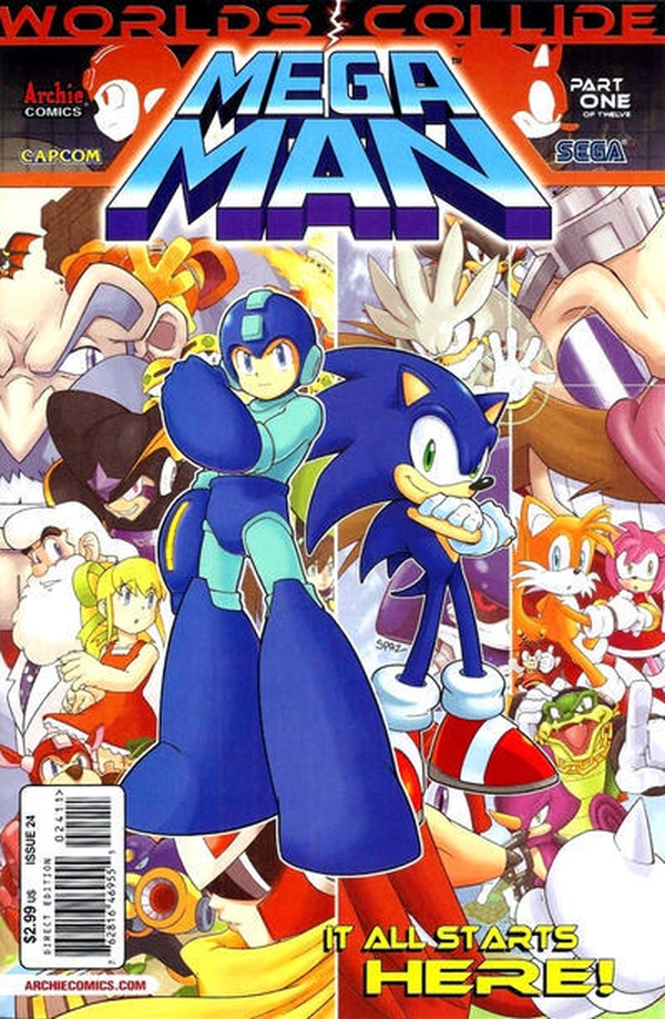 Cover of Mega Man #24