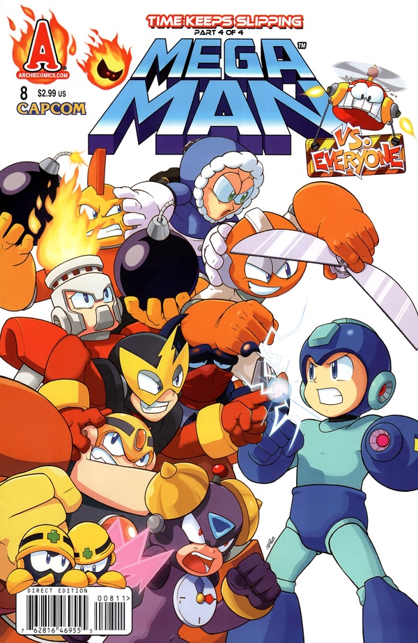 Mega Man (2011) #8 cover