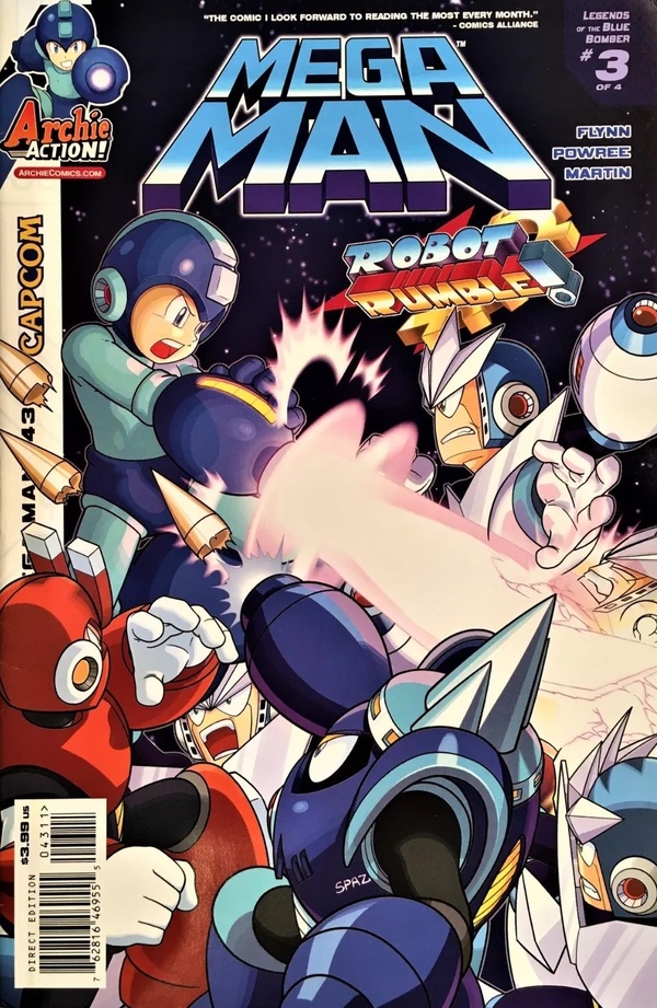 Mega Man (2011) #43 cover
