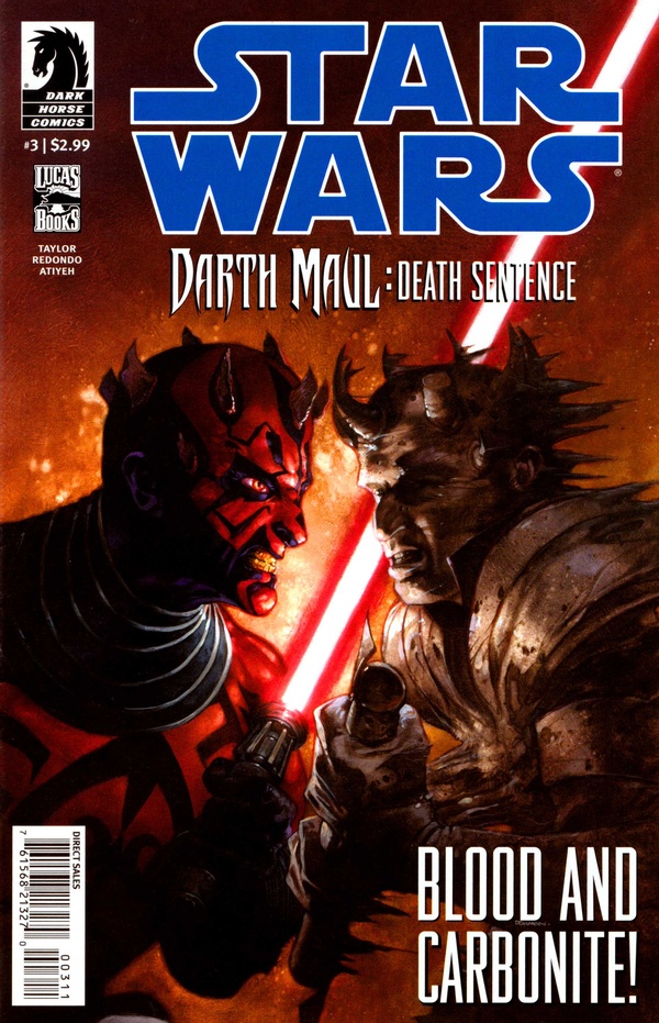 Star Wars: Darth Maul - Death Sentence (2012) #3 cover