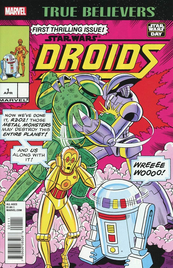 True Believers: Droids (2016) #1 cover