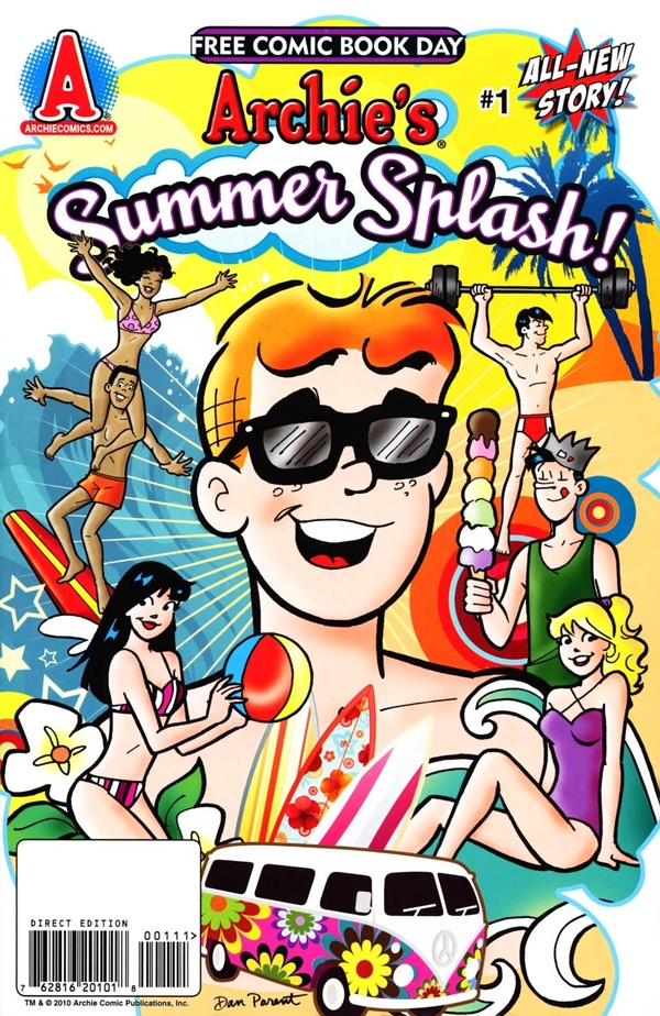 Archie Summer Splash, Free Comic Book Day Edition (2010) #1 cover