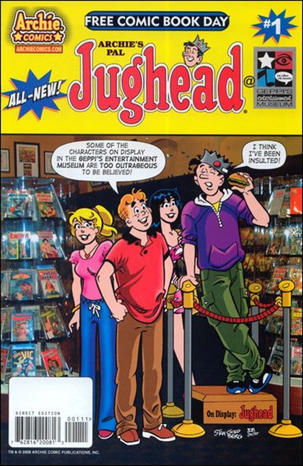 Jughead Comics. Night at Geppi's Entertainment Museum, Free Comic Book Day Edition #1 cover