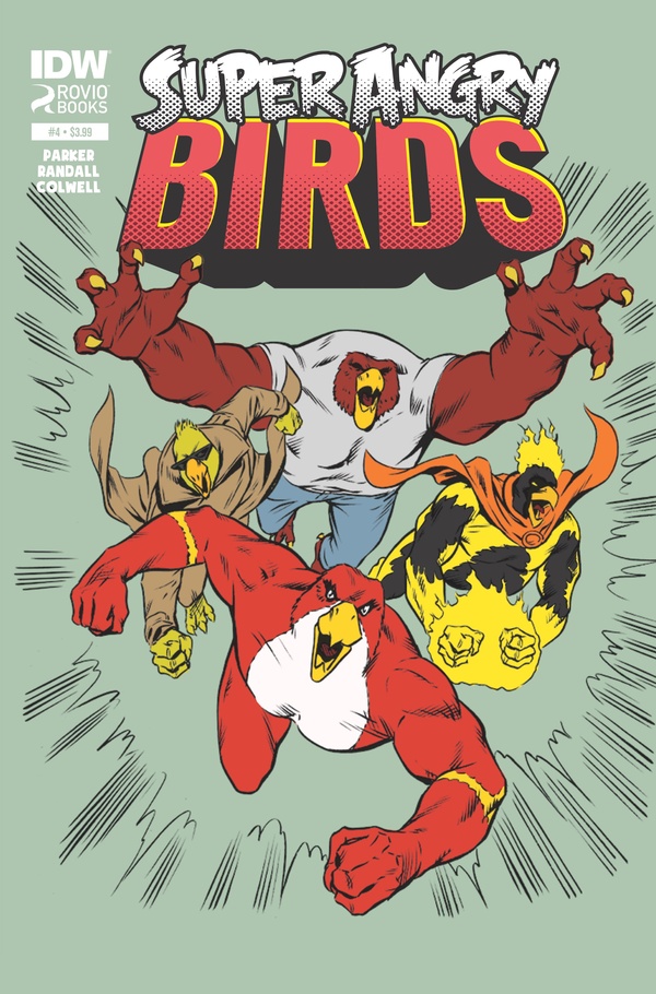Super Angry Birds #4 cover