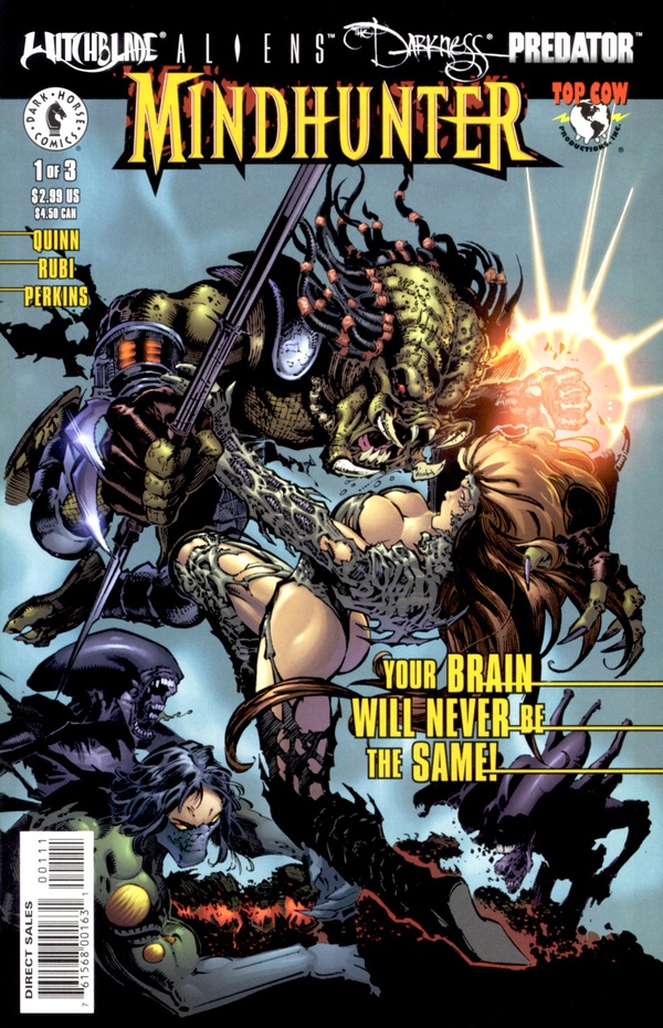 Witchblade / Aliens / The Darkness / Predator #1 cover