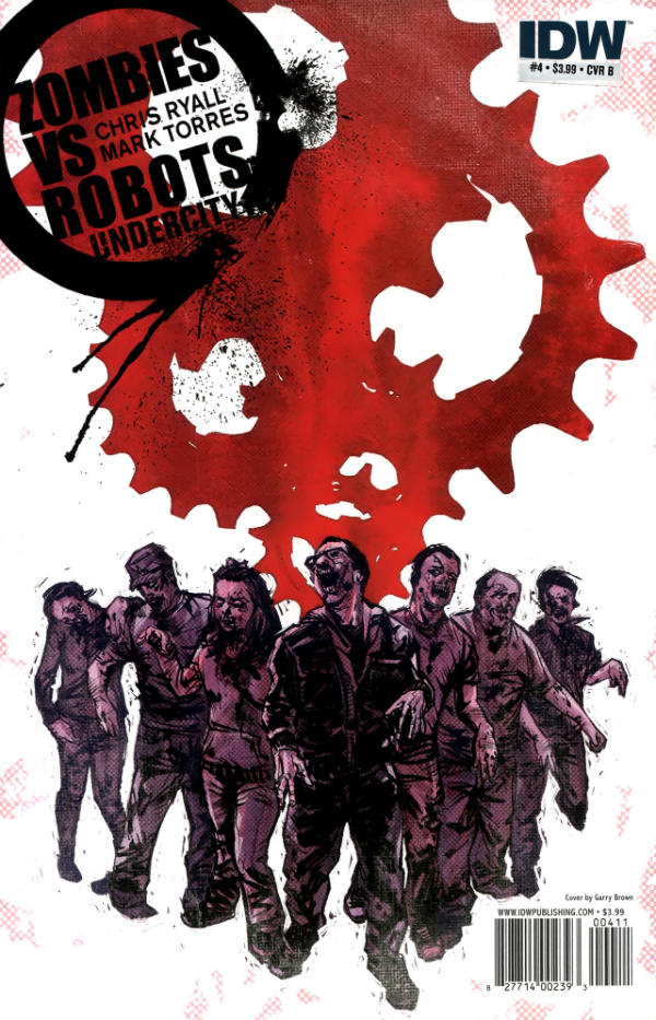 Zombies vs. Robots: Undercity #4 cover