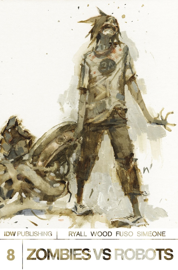 Zombies vs. Robots #8 cover